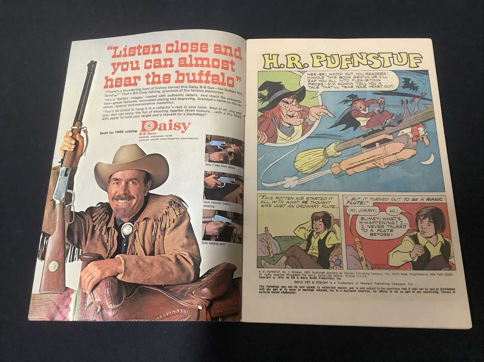 H.R. Pufnstuf #1 (1970) VG (4.0) Scarce! Gold Key Comics Publications