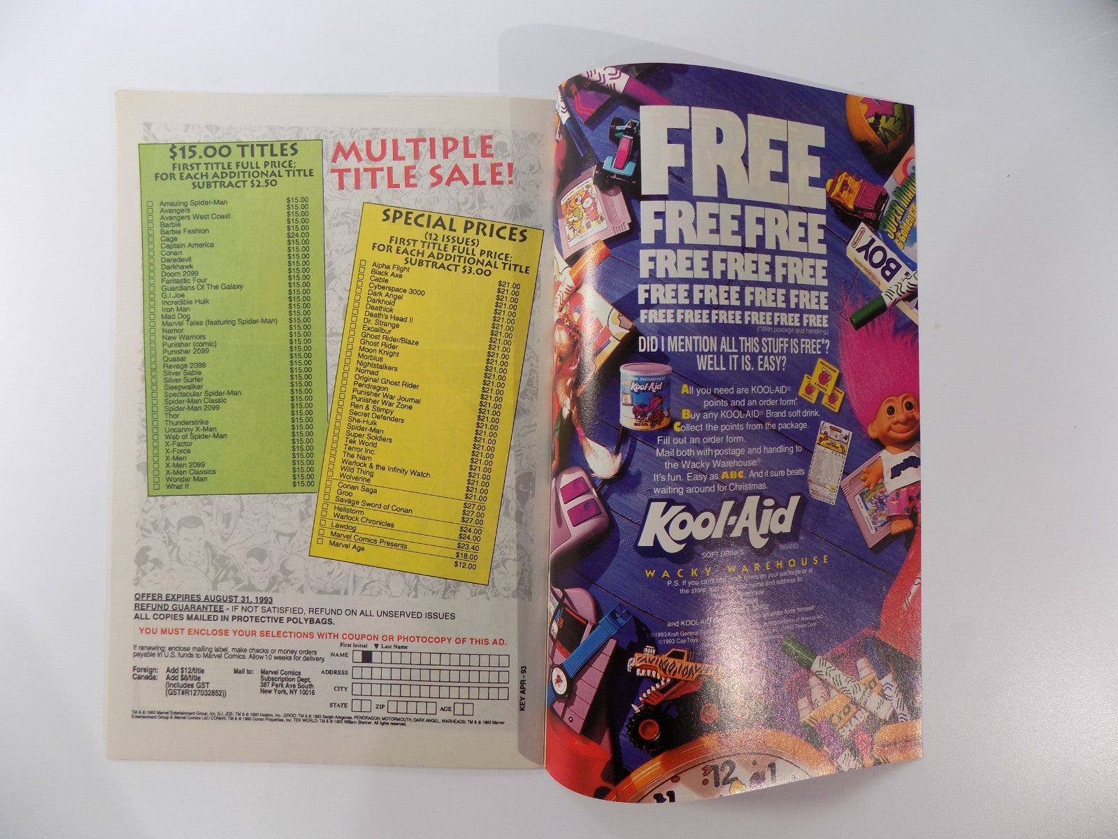 Amazing Spider-Man #378 Marvel Comic Signed Emberlin June 1993 Near Mint-