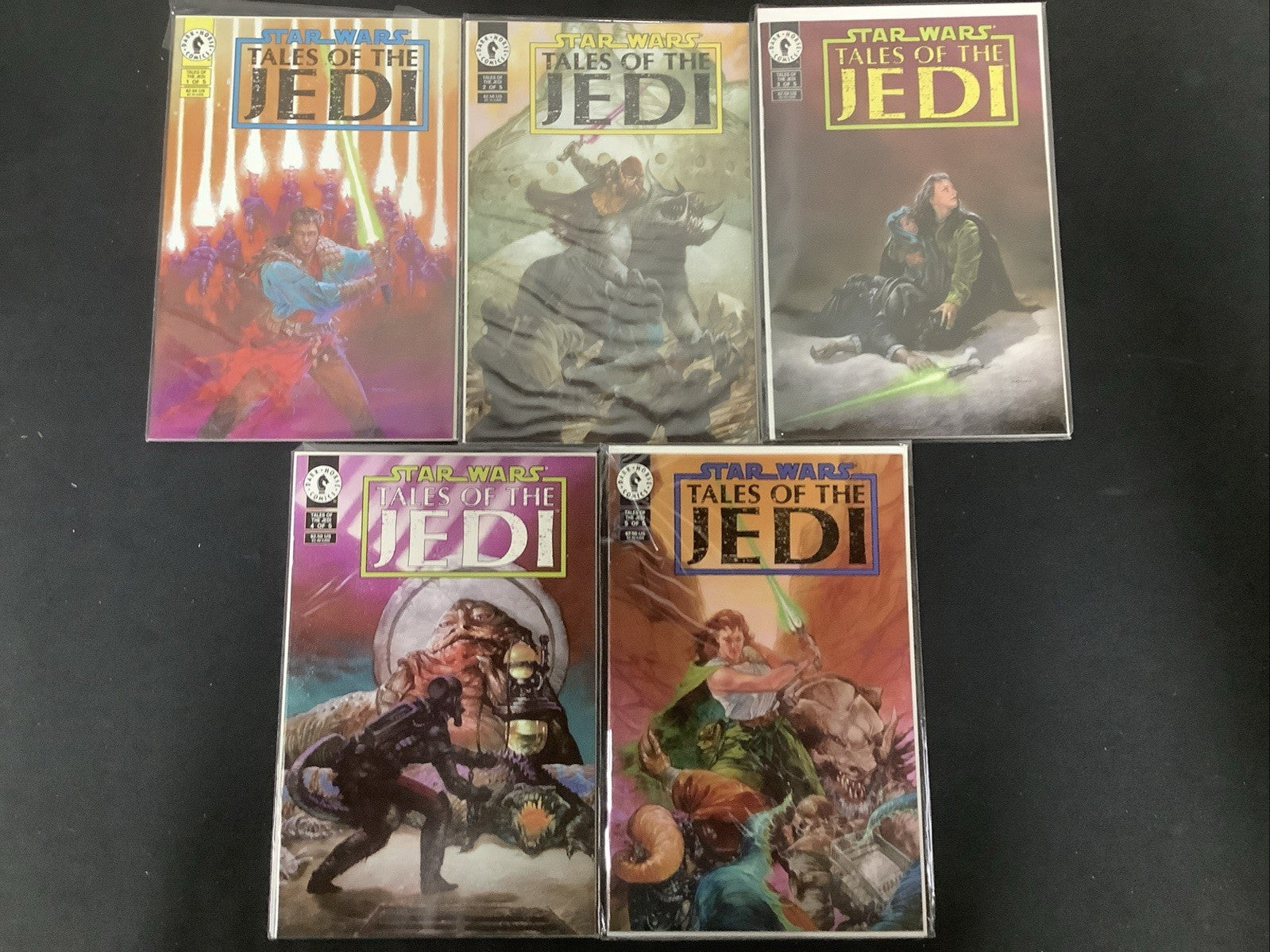 Star Wars: Tales of the Jedi #1-5 Complete Comic Set, Dark Horse, Tom Veitch