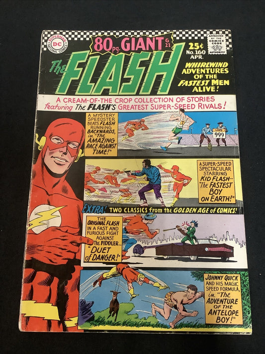 Flash #160 (DC Comics April 1966) F- (5.5) 80 Page Giant
