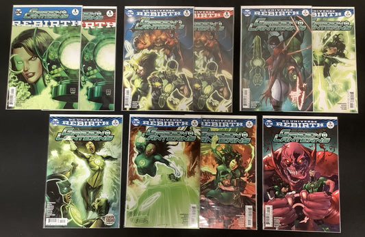 Green Lanterns #1-5 + Rebirth #1, DC Comics, Sam Humphries, Multiple Variants