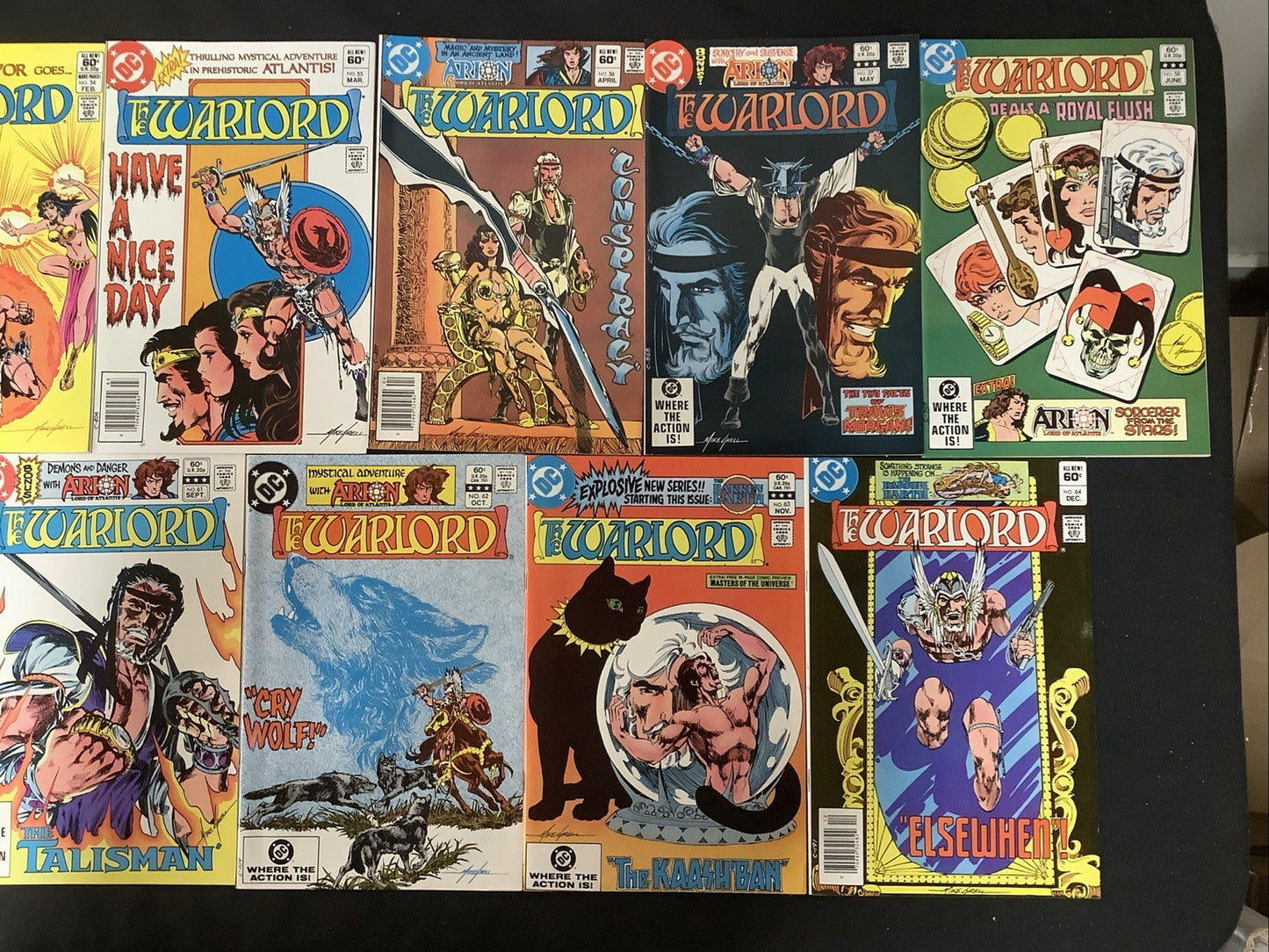 Warlord #1-86 + Annuals #1-4 & 1st Issue Special #8, 1st App Warlord, See Pics