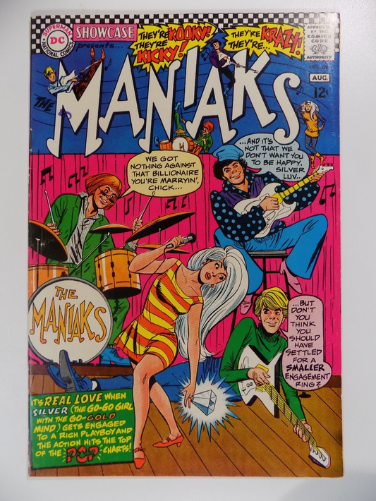 Showcase #69 Maniaks DC Comic August 1967 Very Fine