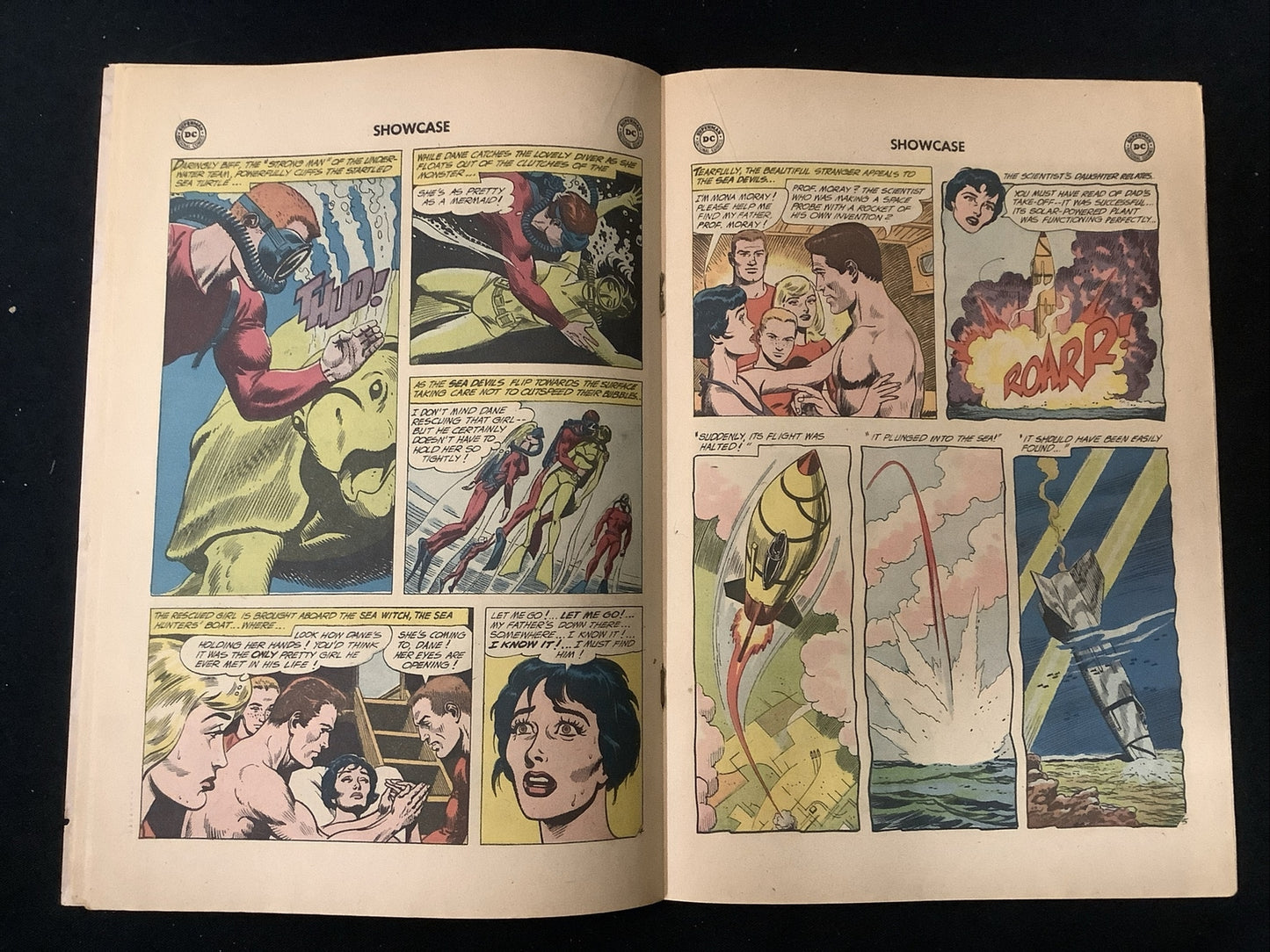 Showcase #28 (1960) G+ (2.5) 2nd App Sea Devils, Bob Kanigher/Russ Heath