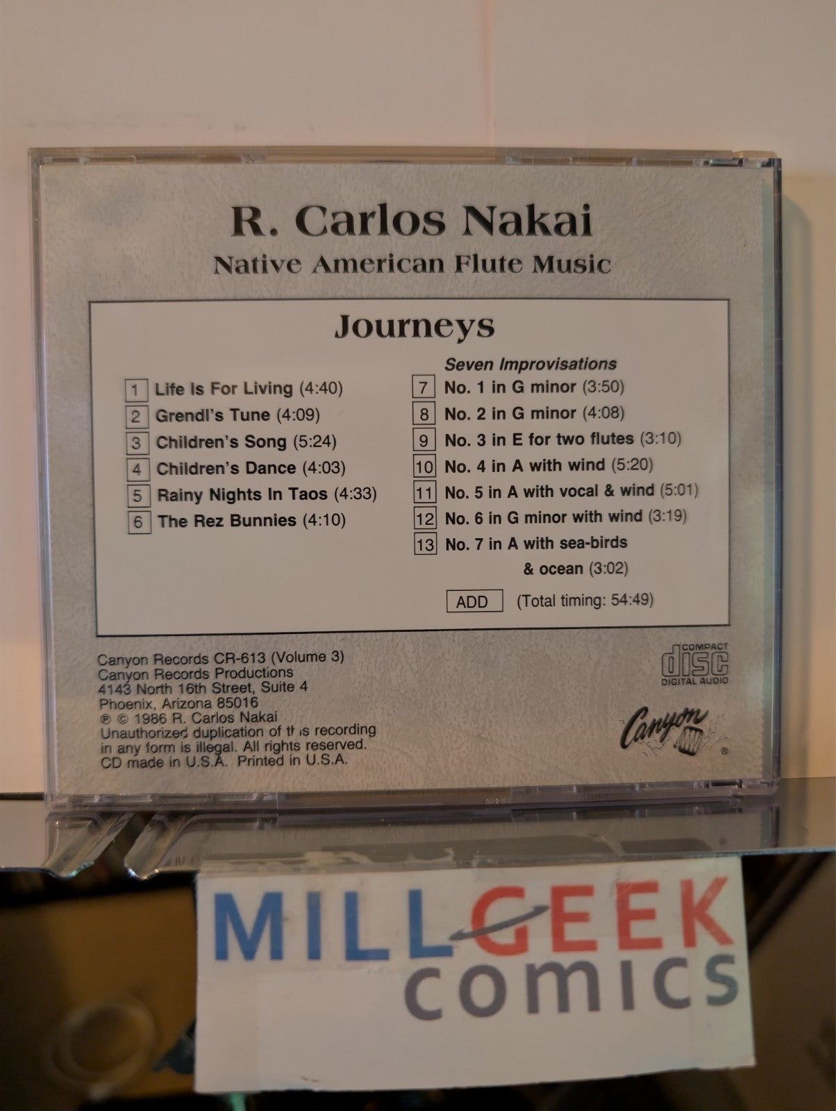 Native American Flute Music, 2 CDs (R Carlos Nakai Sundance Season/Journeys)-JD