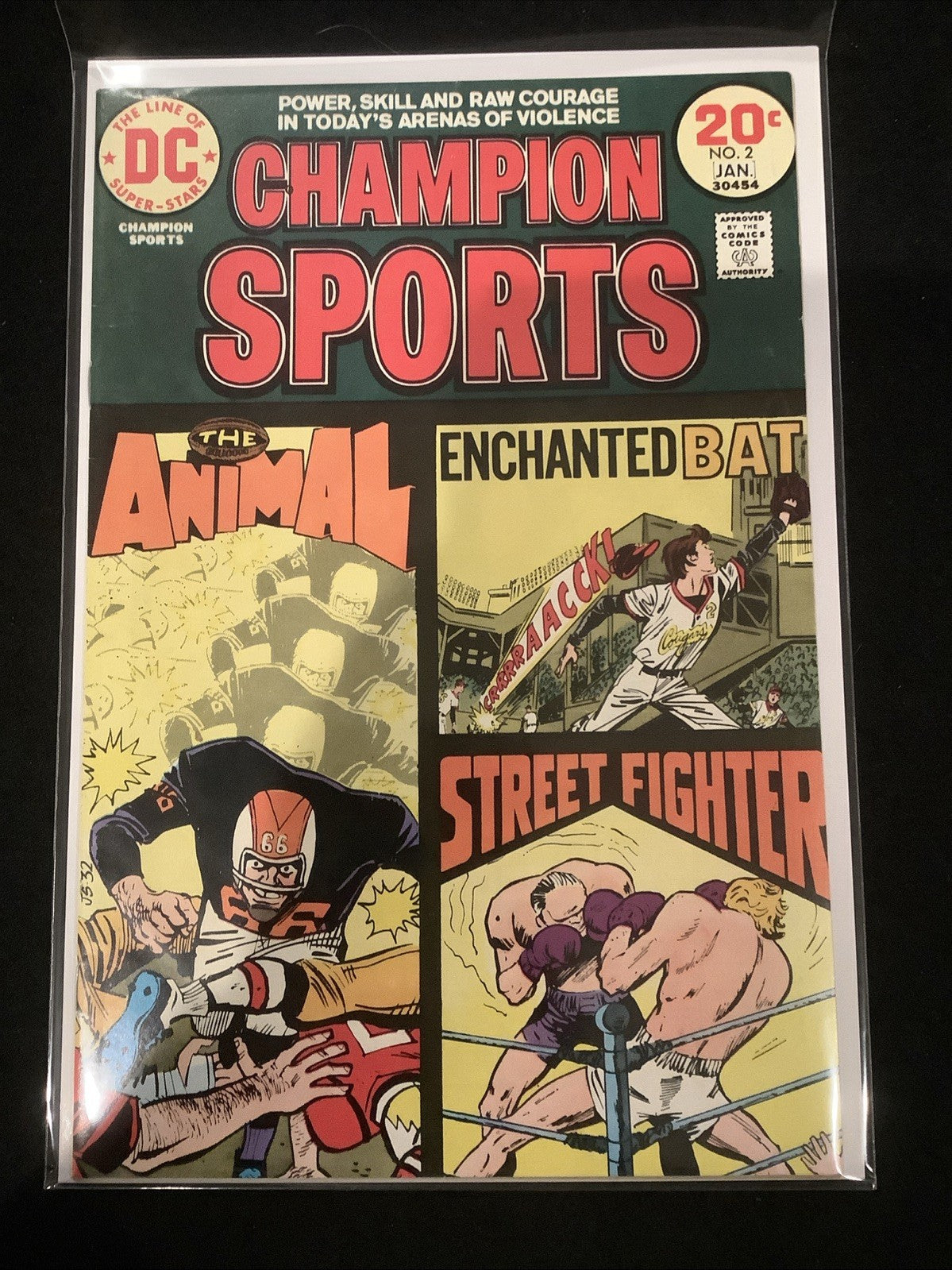 Champion Sports #1-3 Complete Comic Set, DC Comics, W/ Potato Bags, 1973