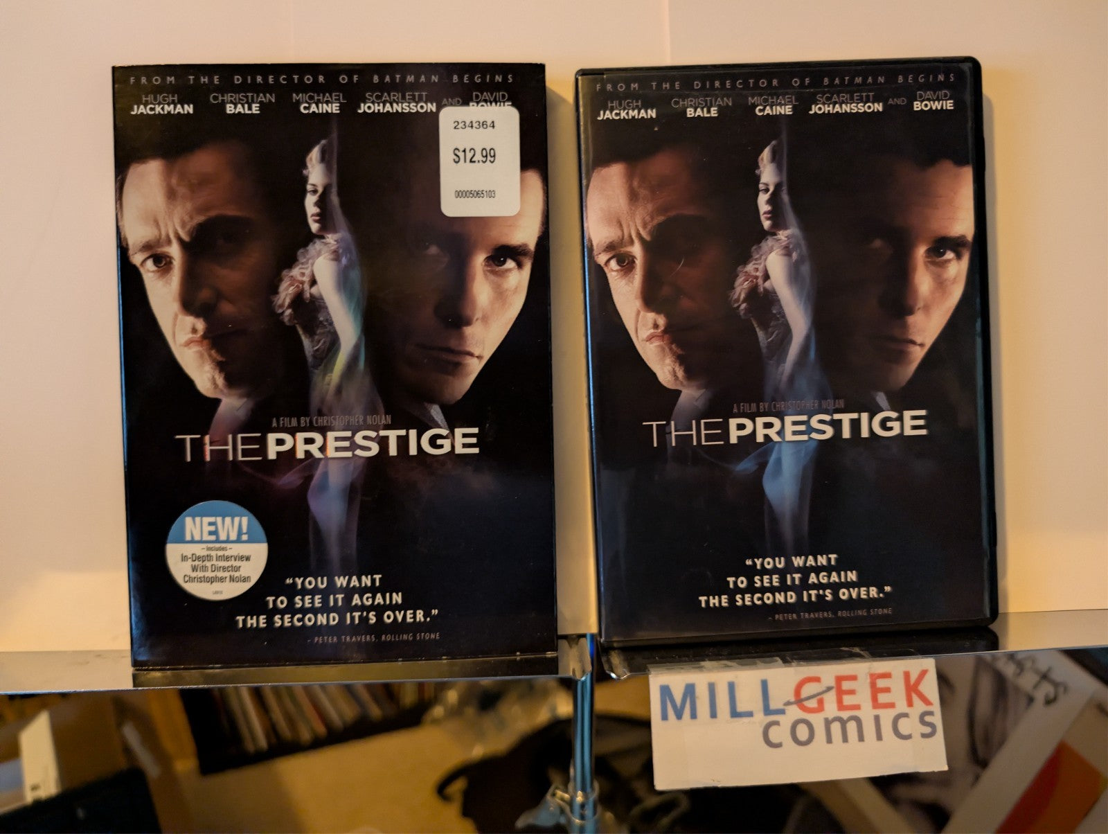 The Prestige / The Ninth Gate, 2 Movie lot (DVD) -JD