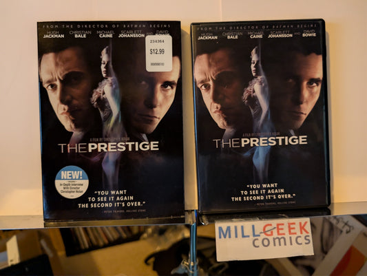 The Prestige / The Ninth Gate, 2 Movie lot (DVD) -JD