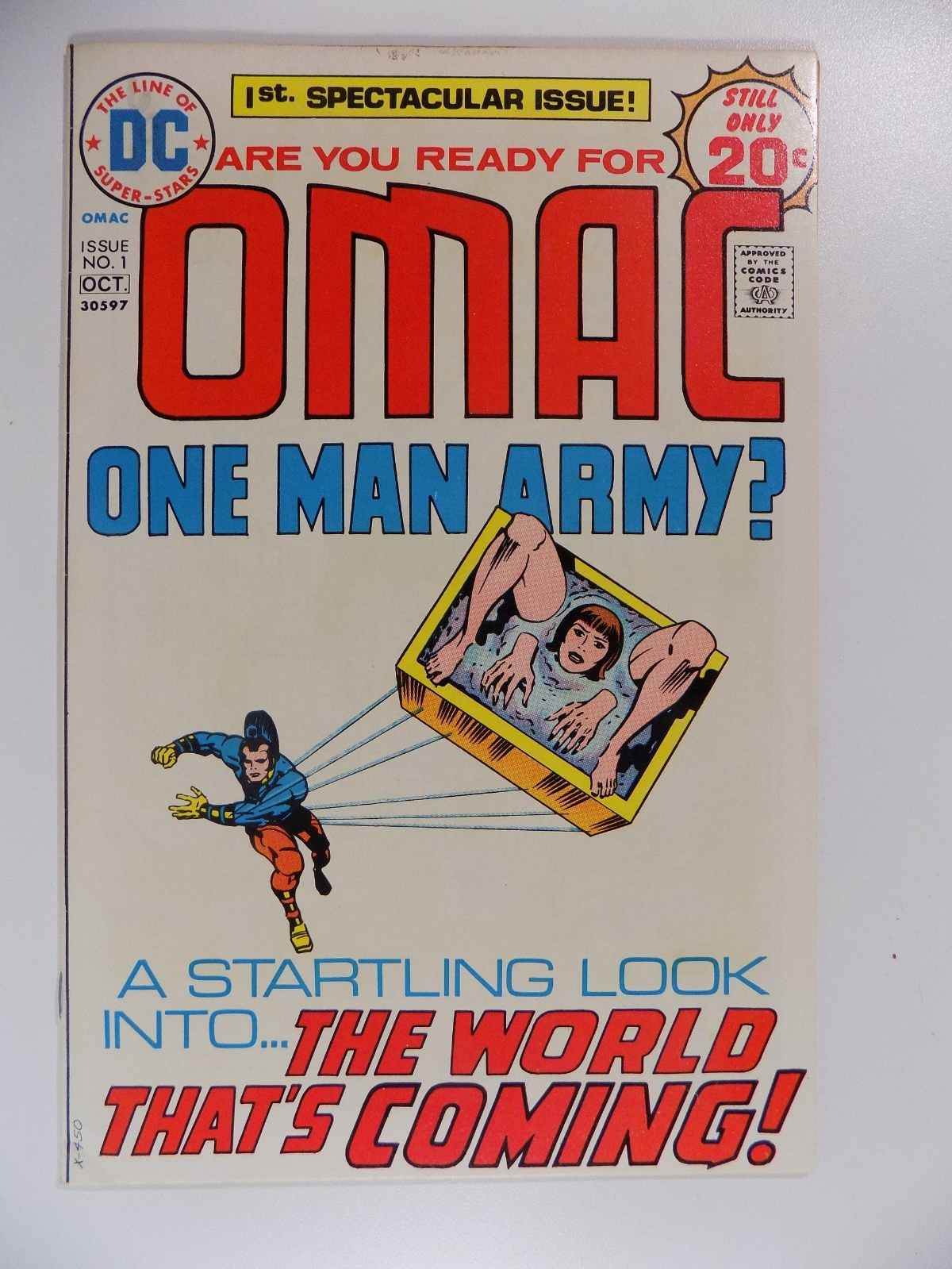 OMAC #1 DC Comic October 1974 Very Fine+