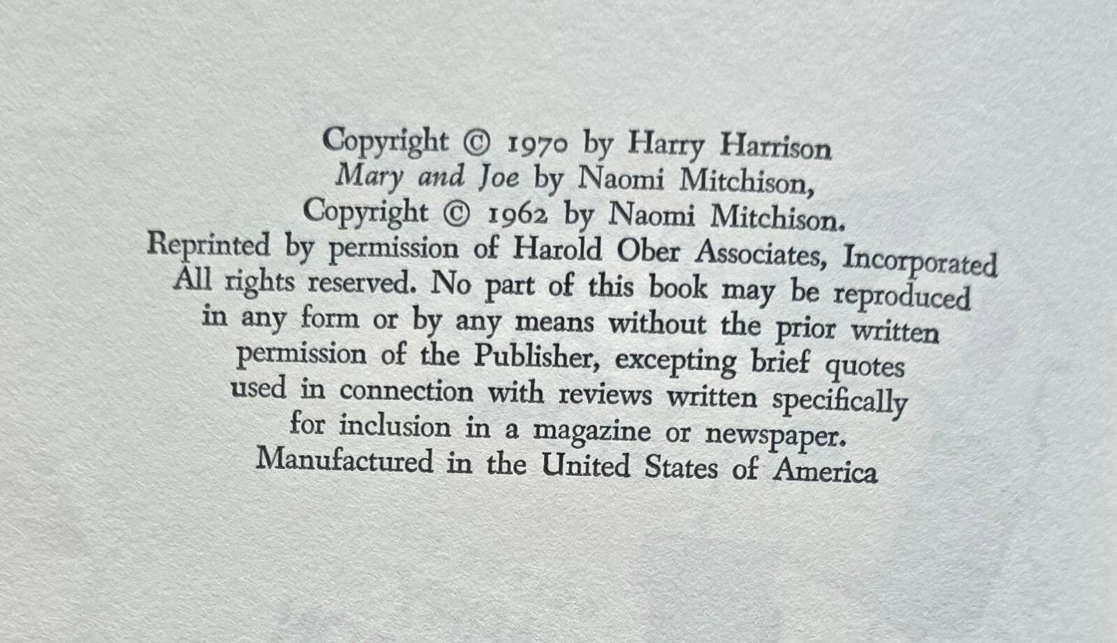 Nova 1 By Harry Harrison (1970, HC) JD