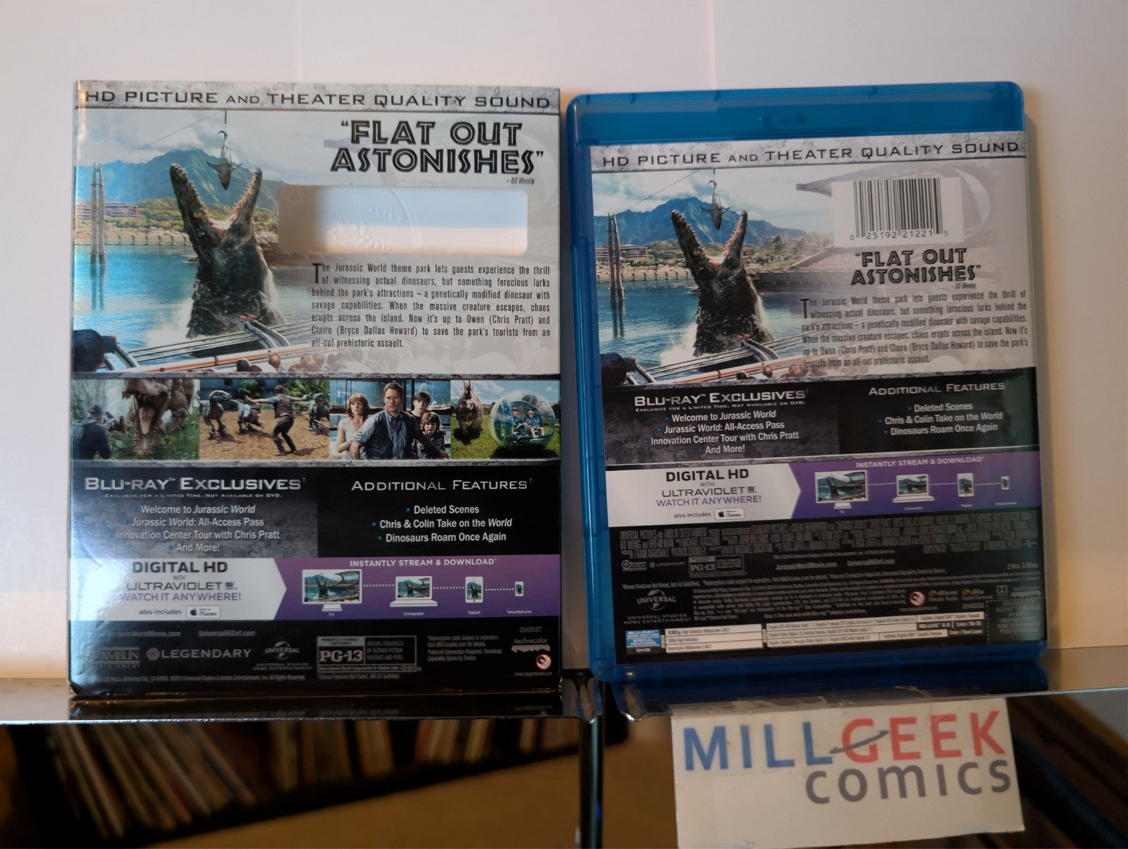 Jurassic World, Chris Pratt (Blu-Ray) -JD