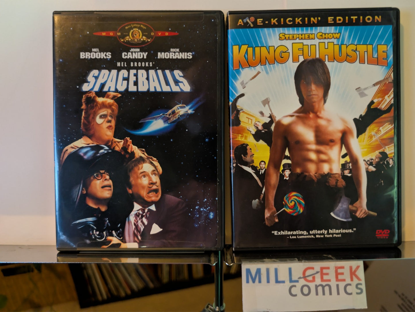 Spaceballs / Kung Fu Hustle, 2 Comedy Movie Set (DVD) -JD