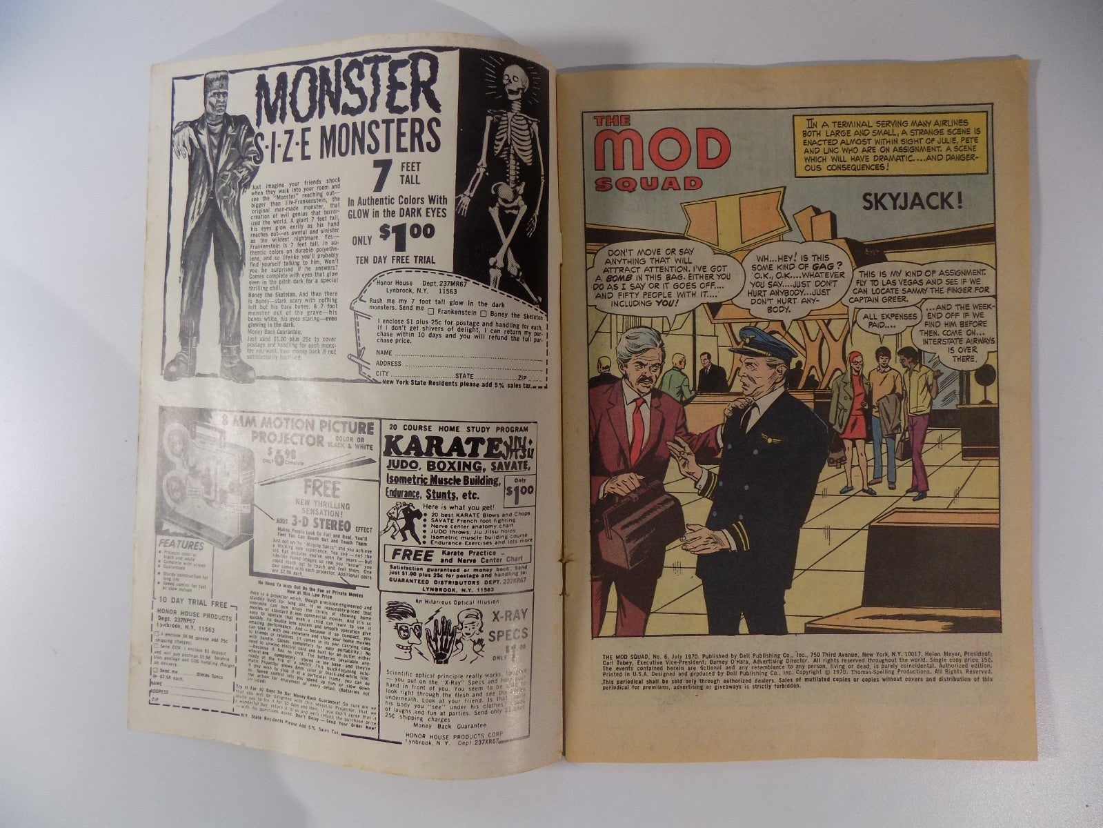 Mod Squad #6 Dell Comic July 1970 Fine+