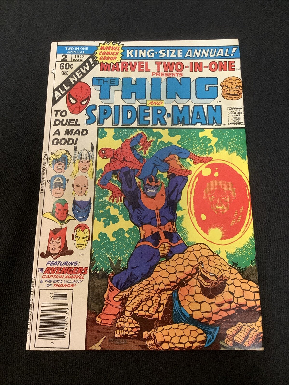 Marvel Two-In-One Annual #2 (Marvel December 1977) VF- (7.5) Death Of Thanos