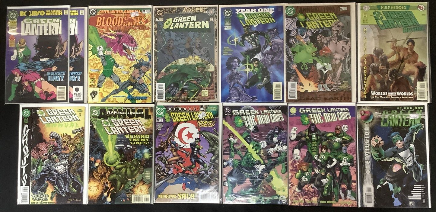 Green Lantern #0-181 + Annuals Complete Comic Set, See Description, Ron Marz, DS