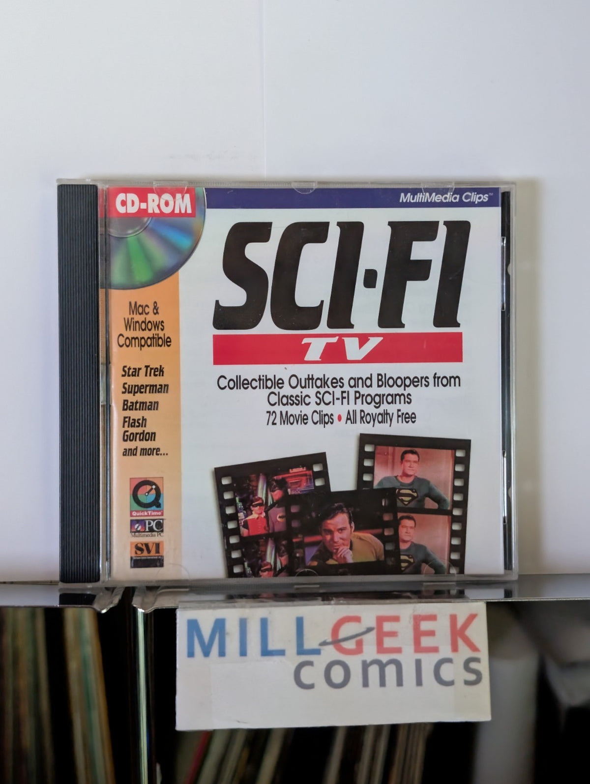 Sound Effects from Star Trek CD / SCI-FI TV CD-ROM, 2 Disc Sci-Fi Lot -JD