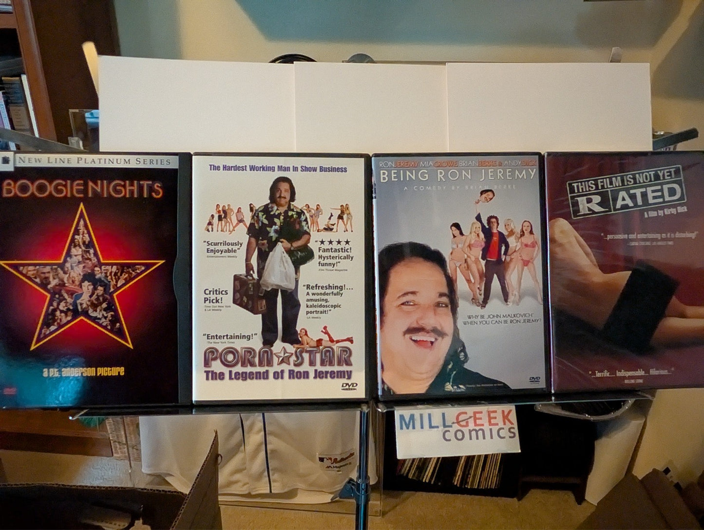 Boogie Nights / 2 Ron Jeremy Movies / This Film is Not Yet Rated (DVD) -JD