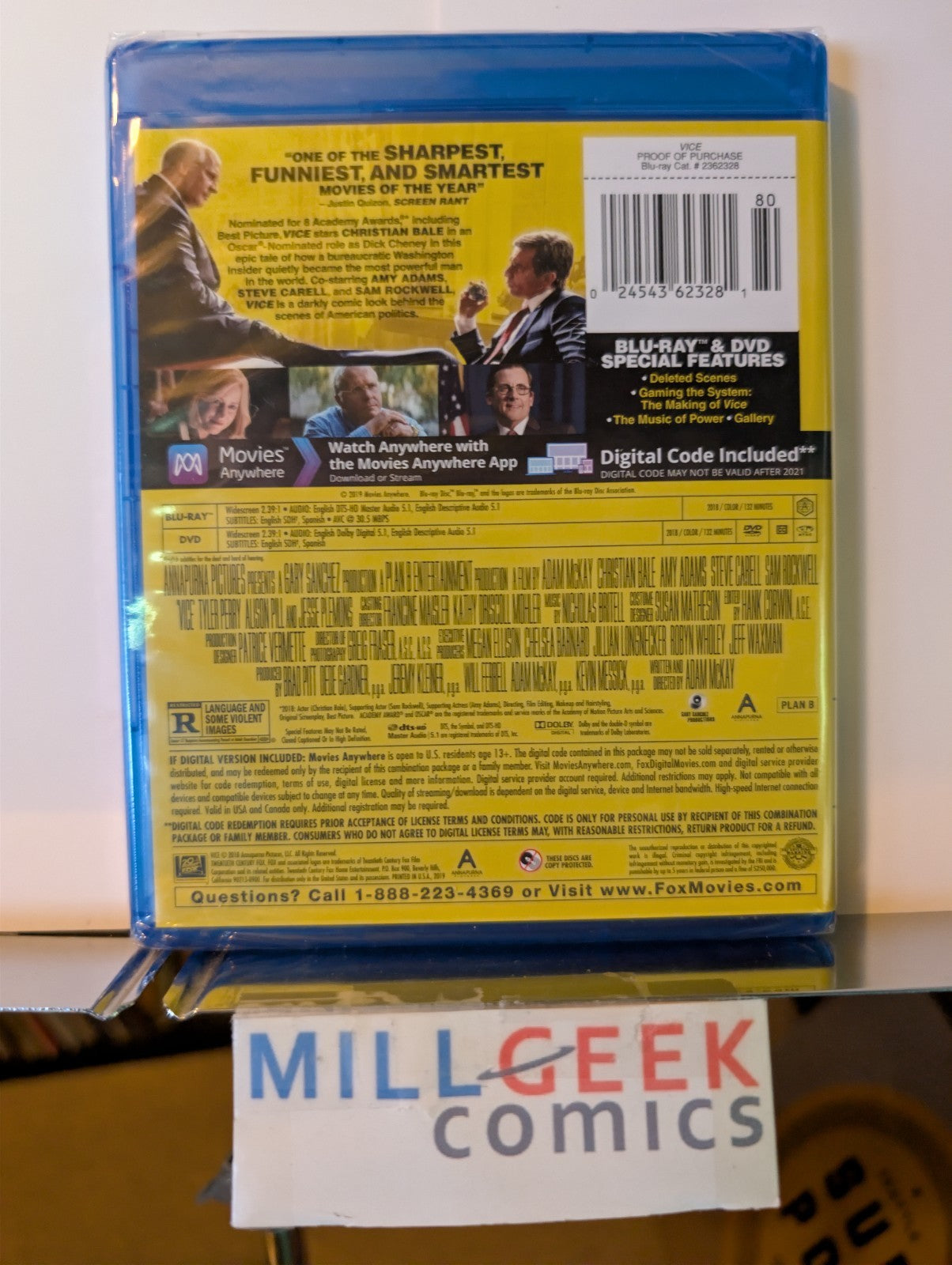 Vice, Christian Bale (Blu-ray, 2018) -JD