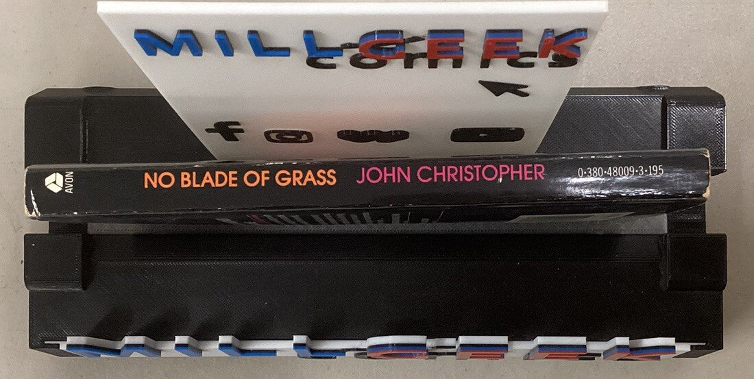 No Blade Of Grass-John Christoper Vintage Horror PB Avon 1st Print 1980  -JD