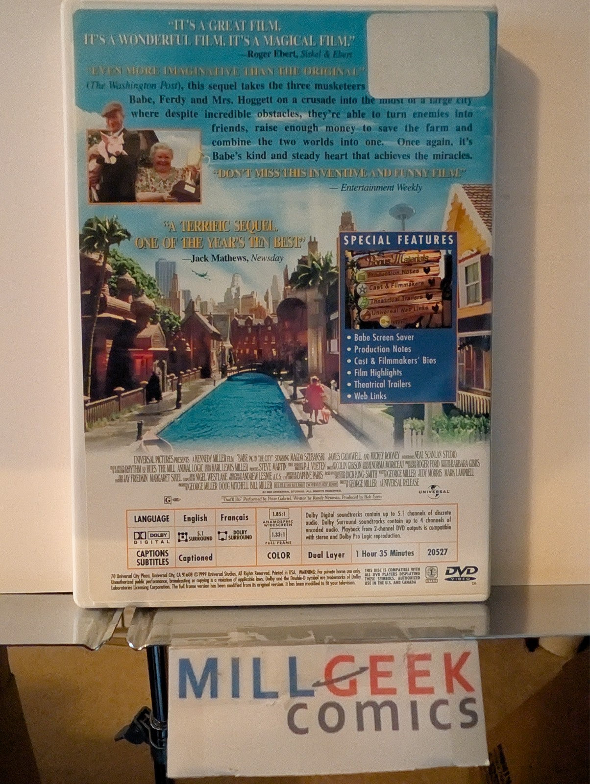 Babe / Babe: Pig in the City, 2 Movie Set (DVD) Like New -JD