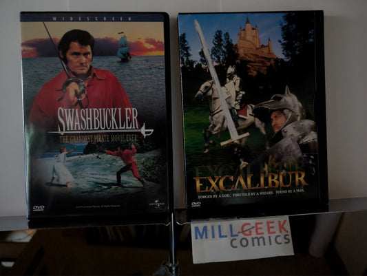Swashbuckler / Excalibur, 2 Movie Set (DVD) Like New-JD