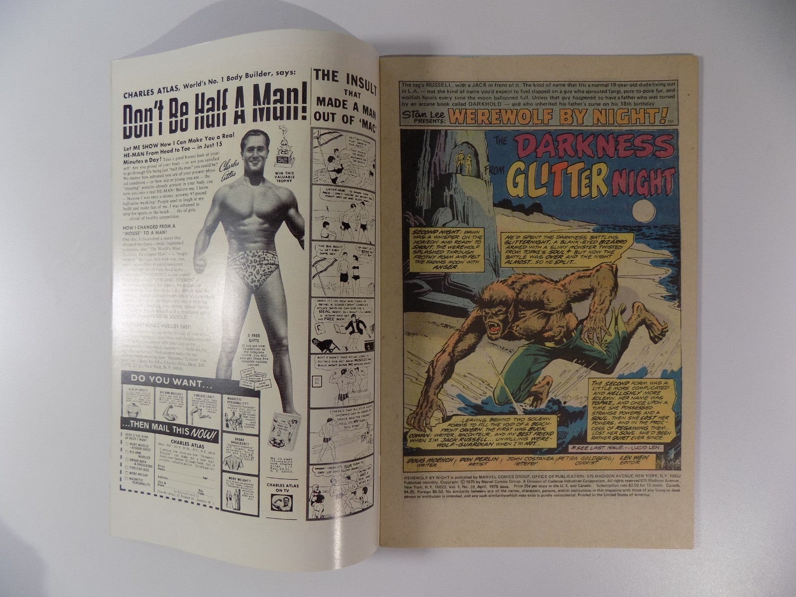 Werewolf by Night #28 Marvel Comic April 1975 Very Fine/Near Mint