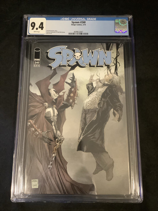 Spawn #240 (Image Comics) CGC Graded 9.4 (NM) LOW PRINT COUNT, McFarlane, 2014