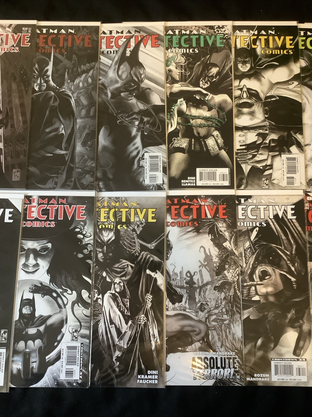 Detective Comics #817-840 Comic Lot, DC Comics, Paul Dini/Dustin Nguyen