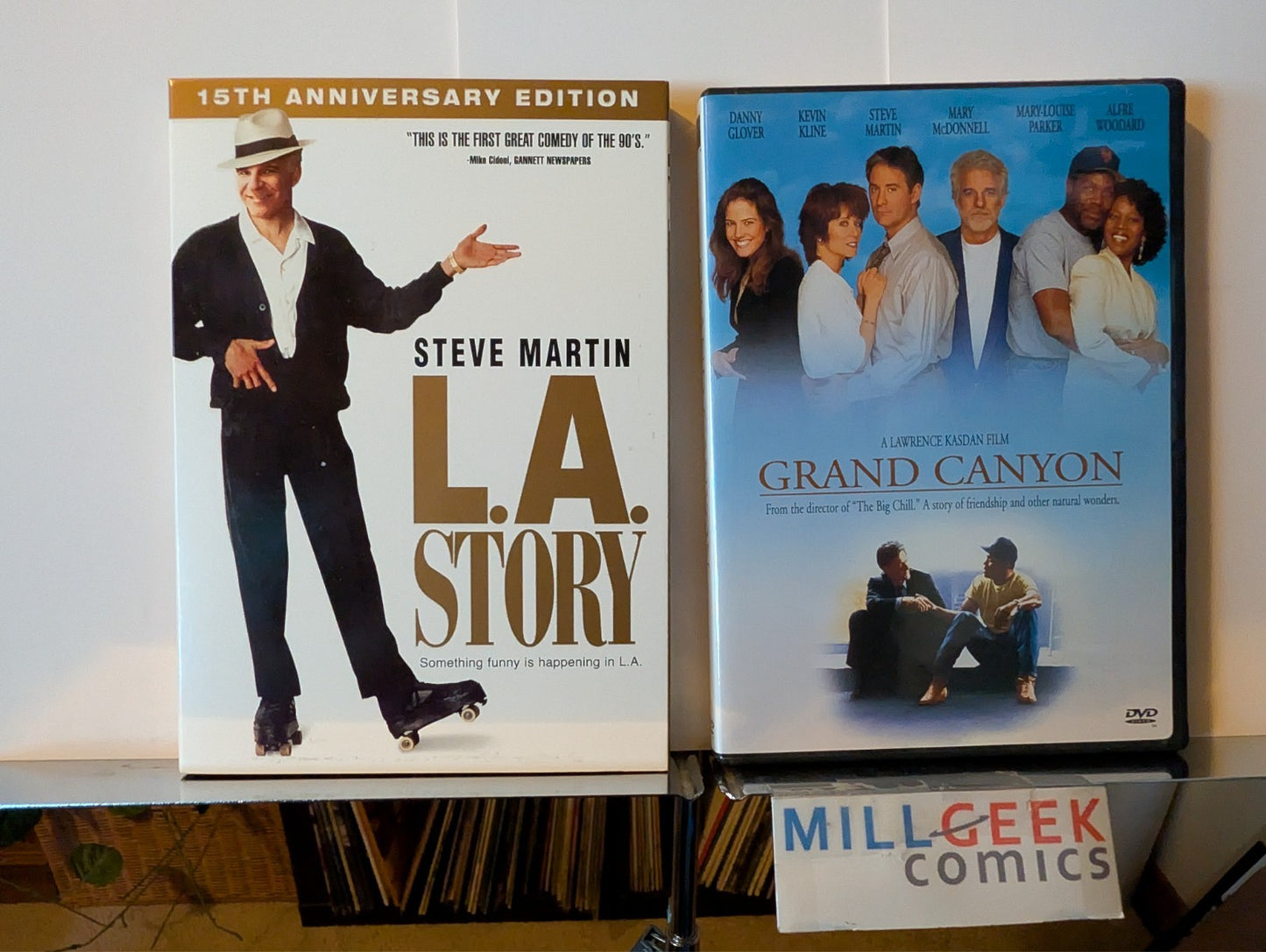 L.A. Story / Grand Canyon, 2 Steve Martin Movie Set (DVD) Like New -JD