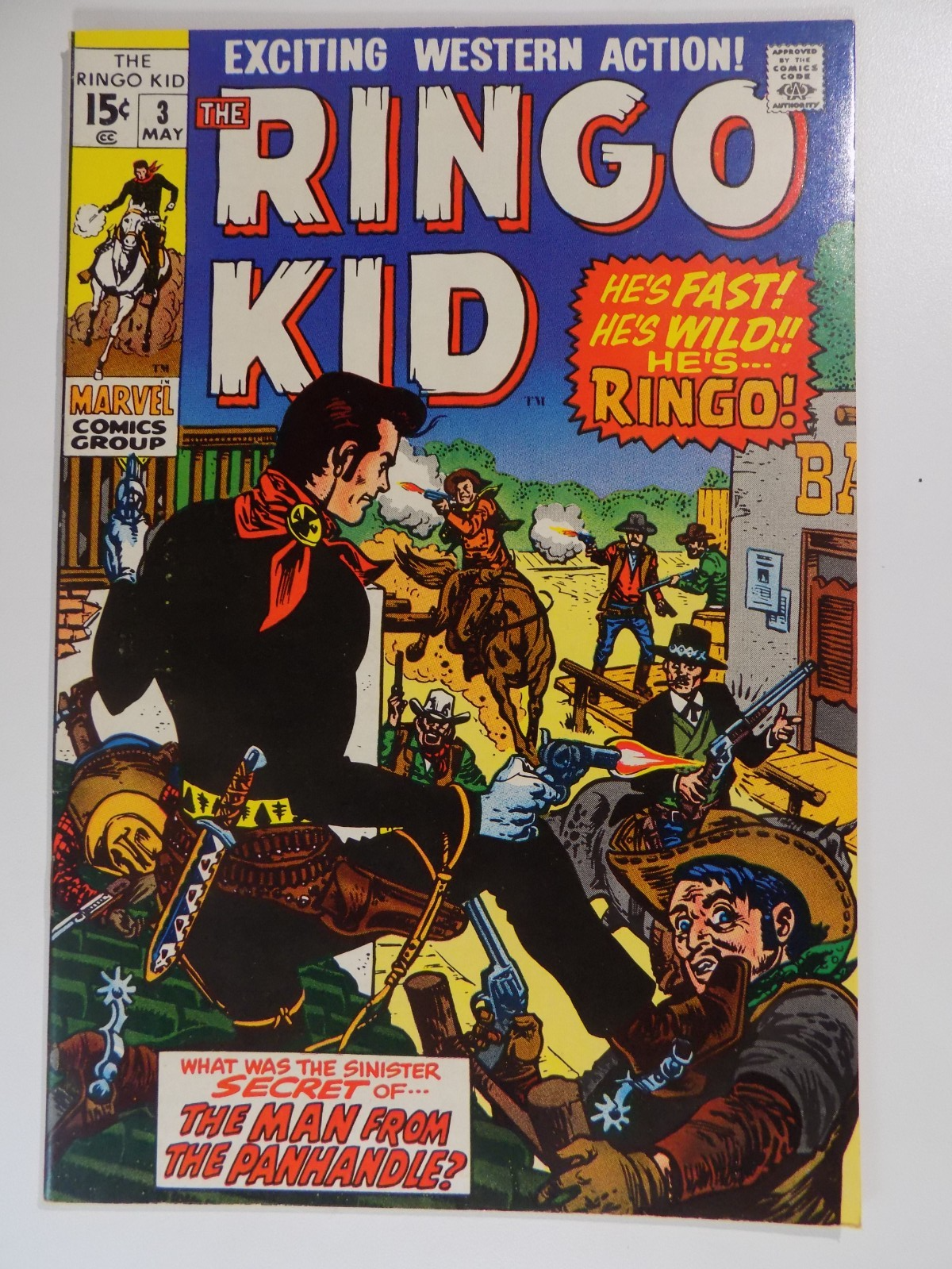 Ringo Kid #3 Marvel Comic May 1970 Very Fine+