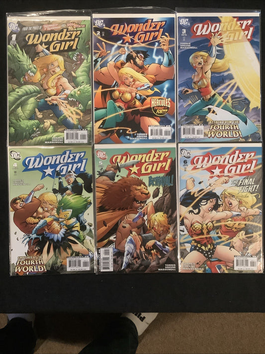 Wonder Girl #1-6 Complete Comic Set, DC Comics, Torres/Greene/Massengill, 2008