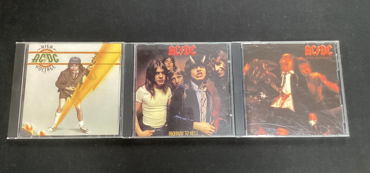 AC/DC 3 CD Import Lot (LIKE NEW) -JD
