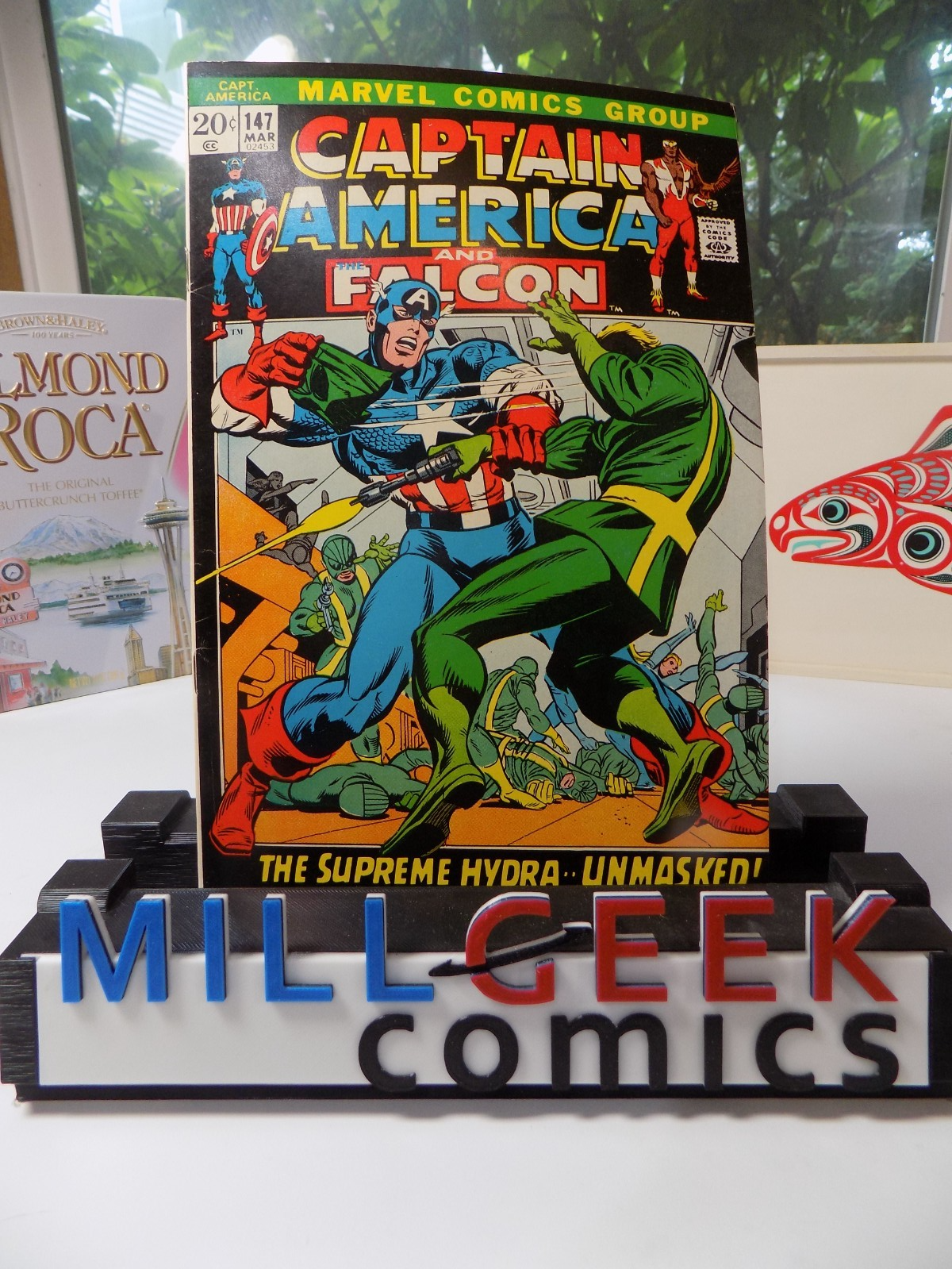 Captain America #147 Marvel Comic March 1972 Very Fine