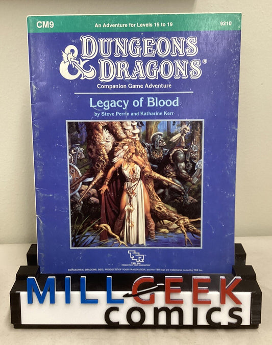 CM9 D&D Legacy of Blood Original 1987 Dungeons & Dragon TSR 9210