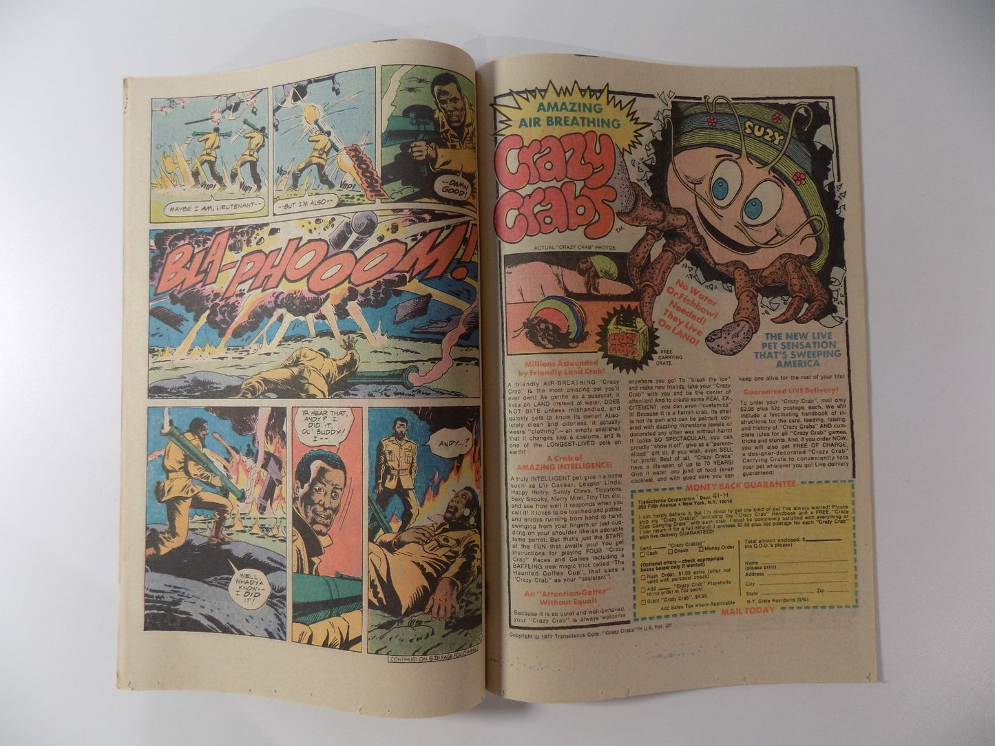 Men of War #1 DC Comic August 1977 Near Mint-