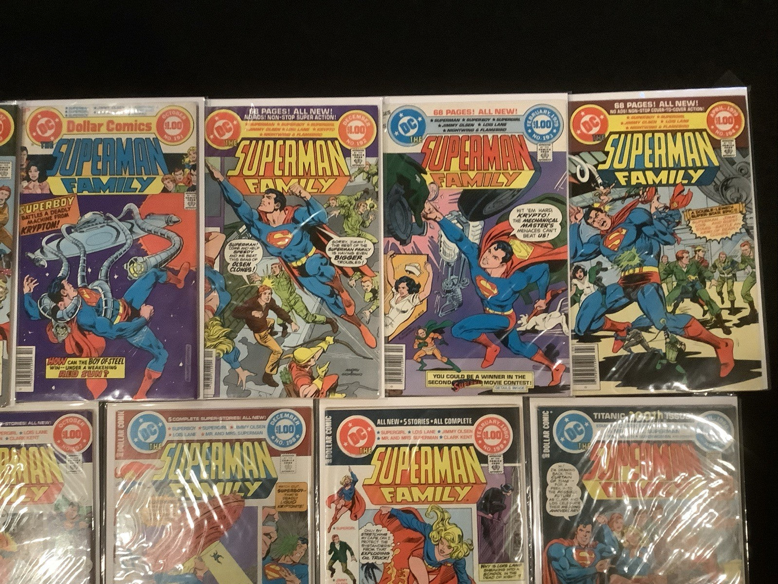 The Superman Family #188-213 Comic Lot, DC Comics, Ross Andru, Gerry Conway,1978