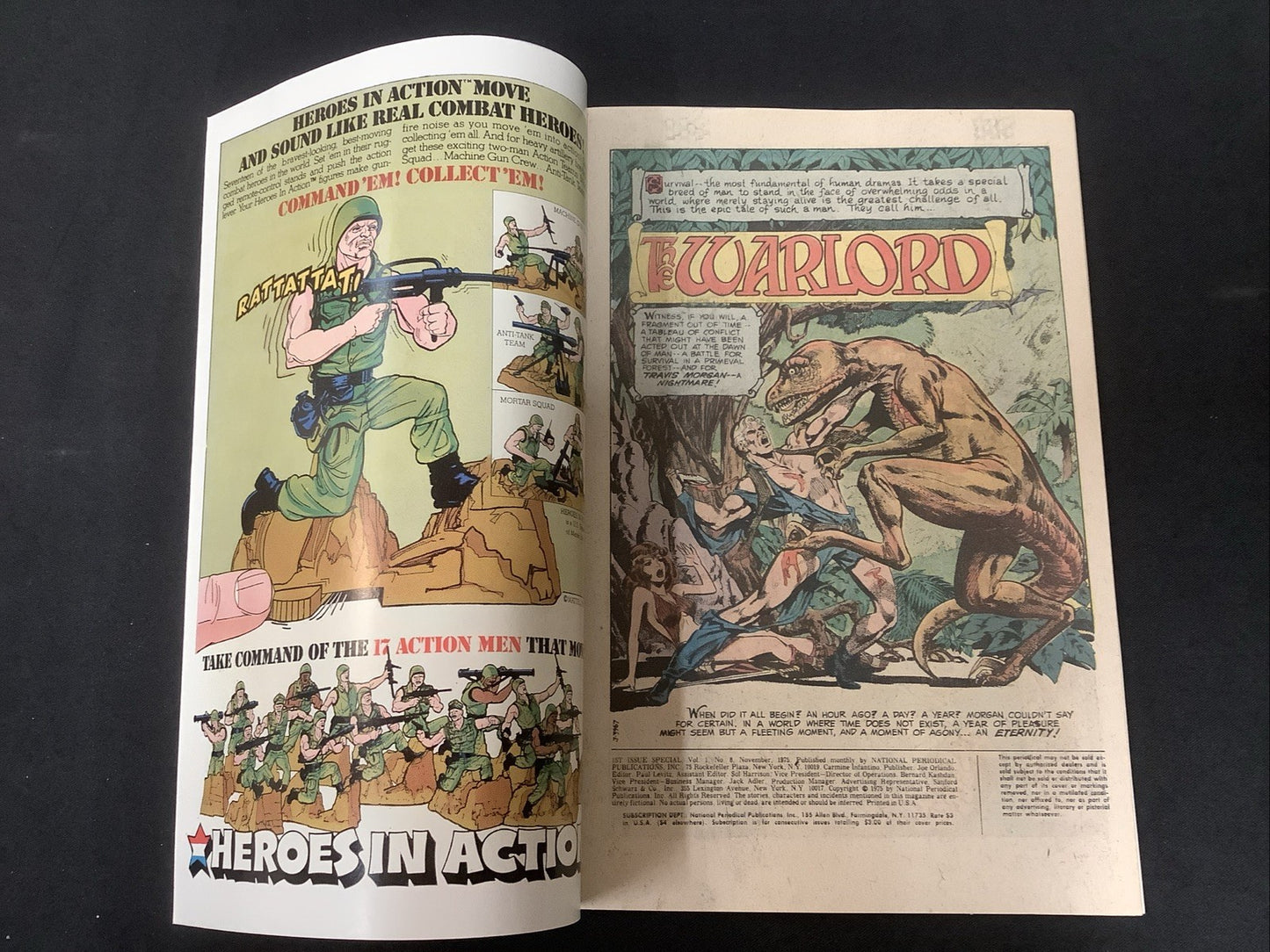 1st Issue Special #8 (DC Comics Nov 1975) VF (8.0) 1st App Warlord, Mike Grell