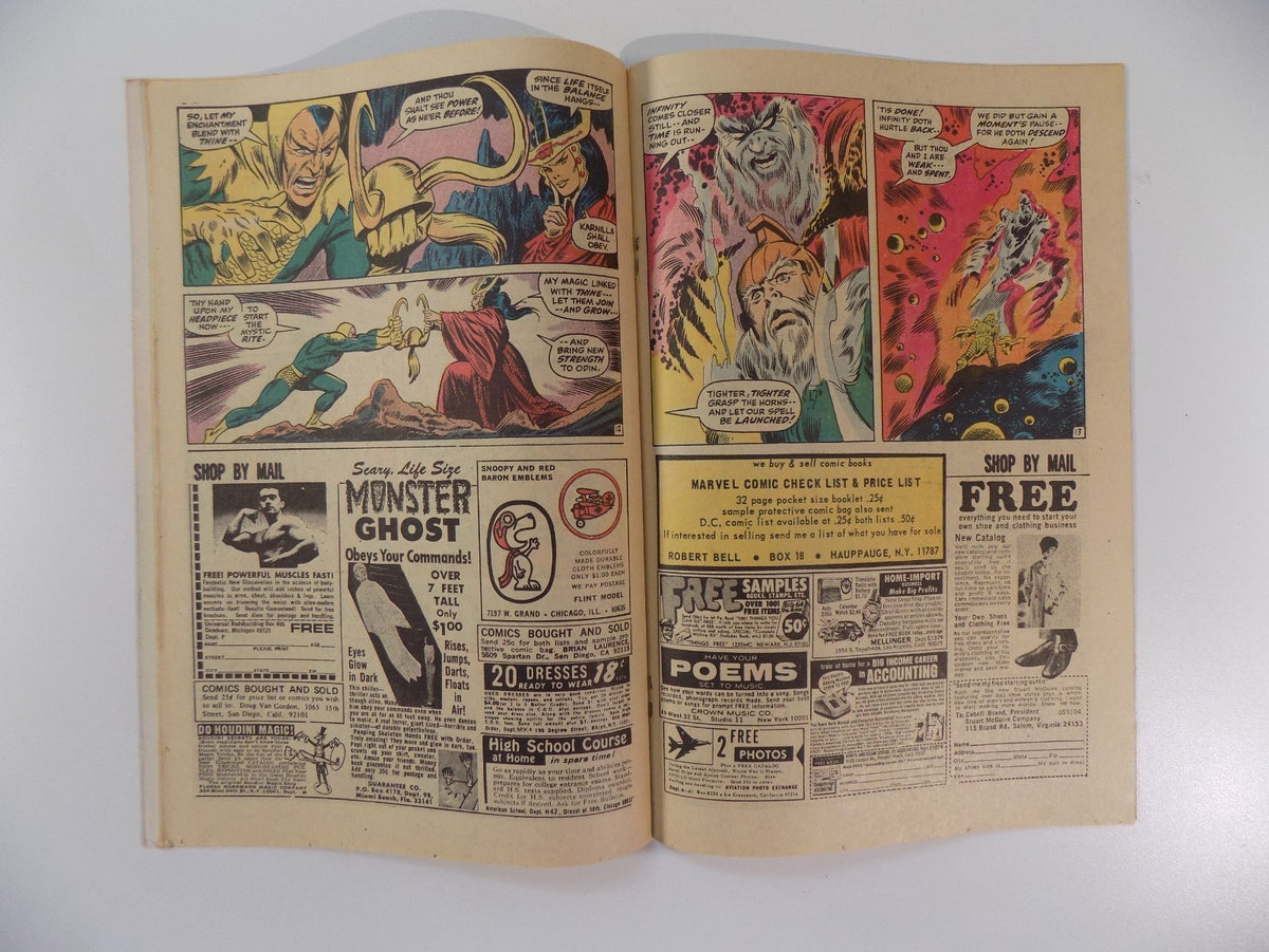 Thor #188 Marvel Comic May 1971 Very Fine