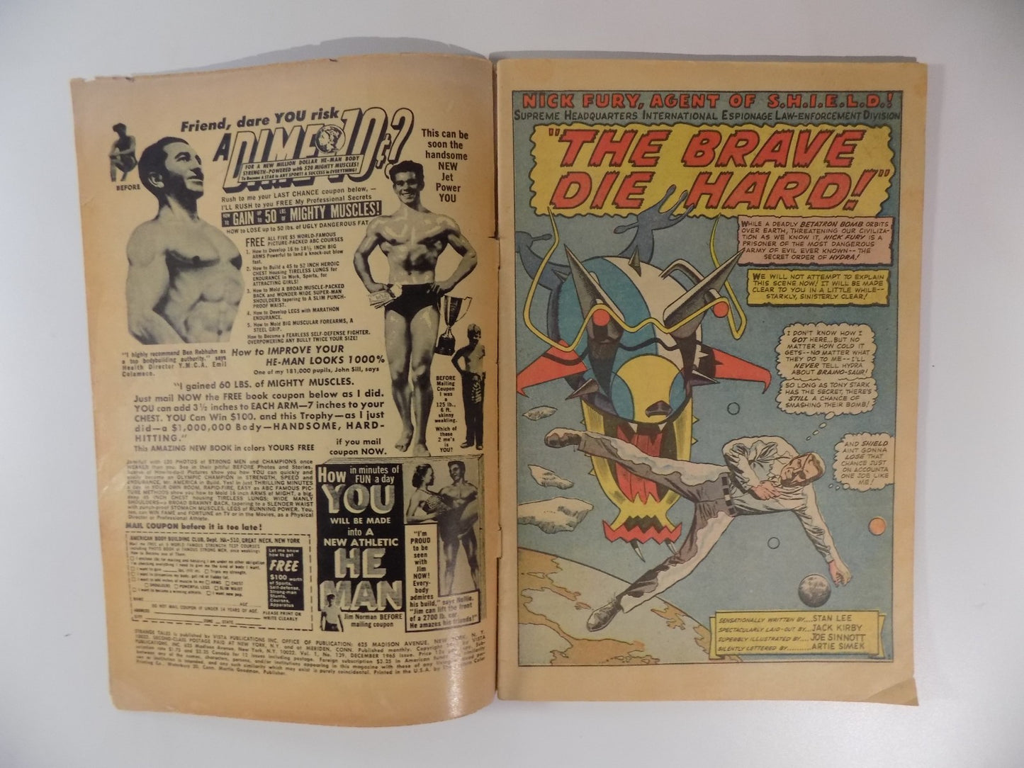 Strange Tales #139 Marvel Comic December 1965 Very Good/Fine