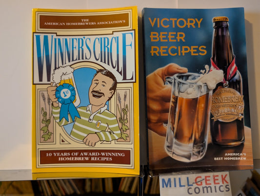 Homebrew Beer Recipe Books, Lot of 2, Over 200 Recipes -JD