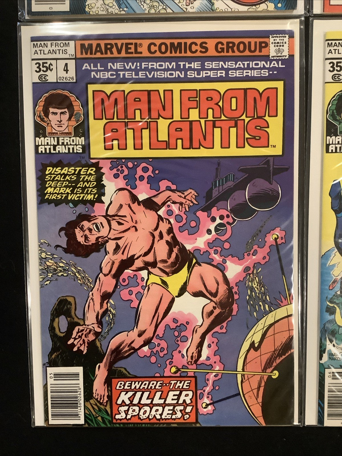 Man from Atlantis #1-6 Comic Lot, Marvel Comics, Bill Mantlo/John Buscema