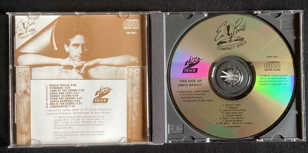 This Side Up David Benoit CD 1986 En Pointe ENP, Like New -JD