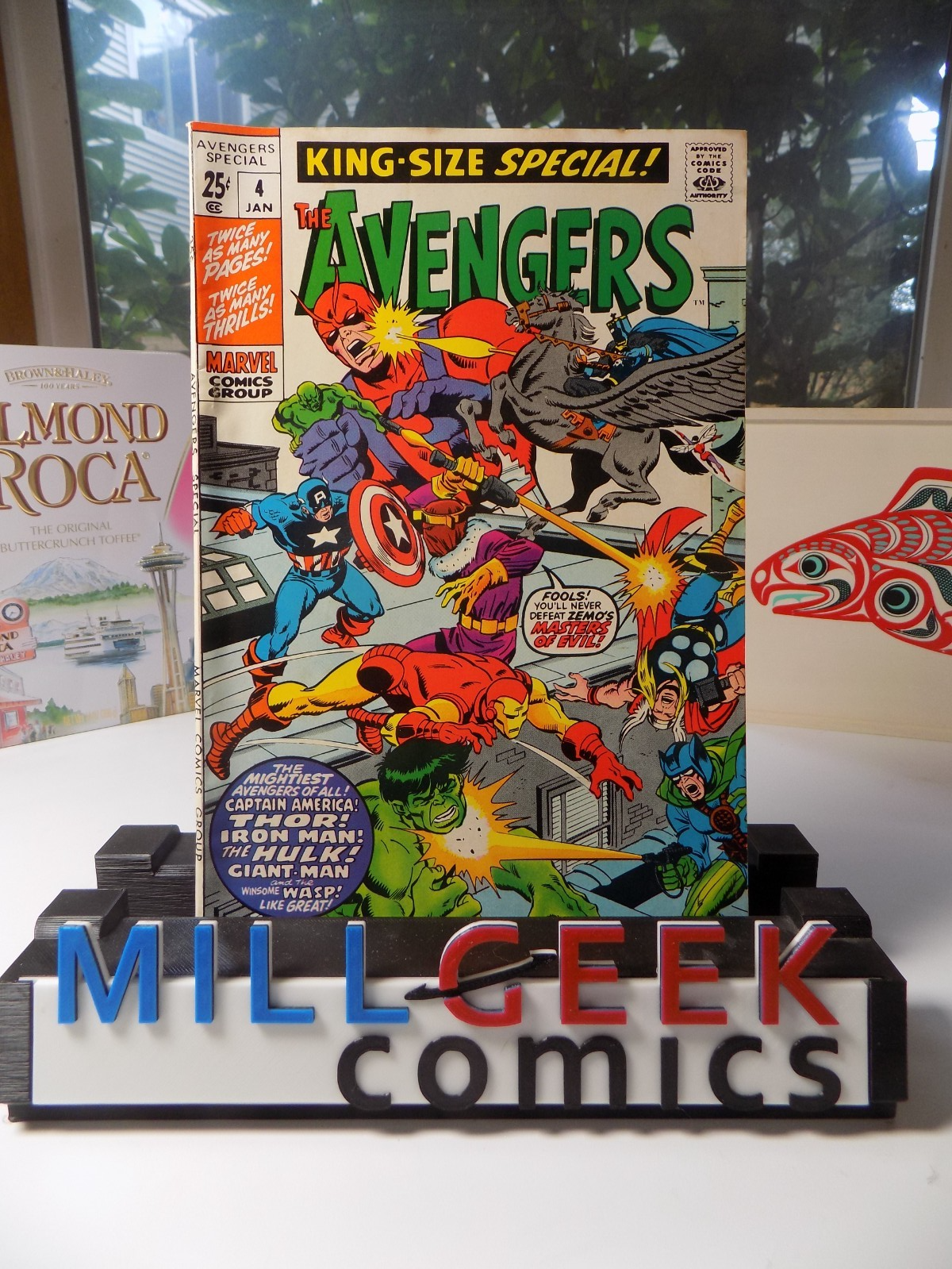 Avengers King-Size Special! #4 Marvel Comic January 1971 Very Fine-