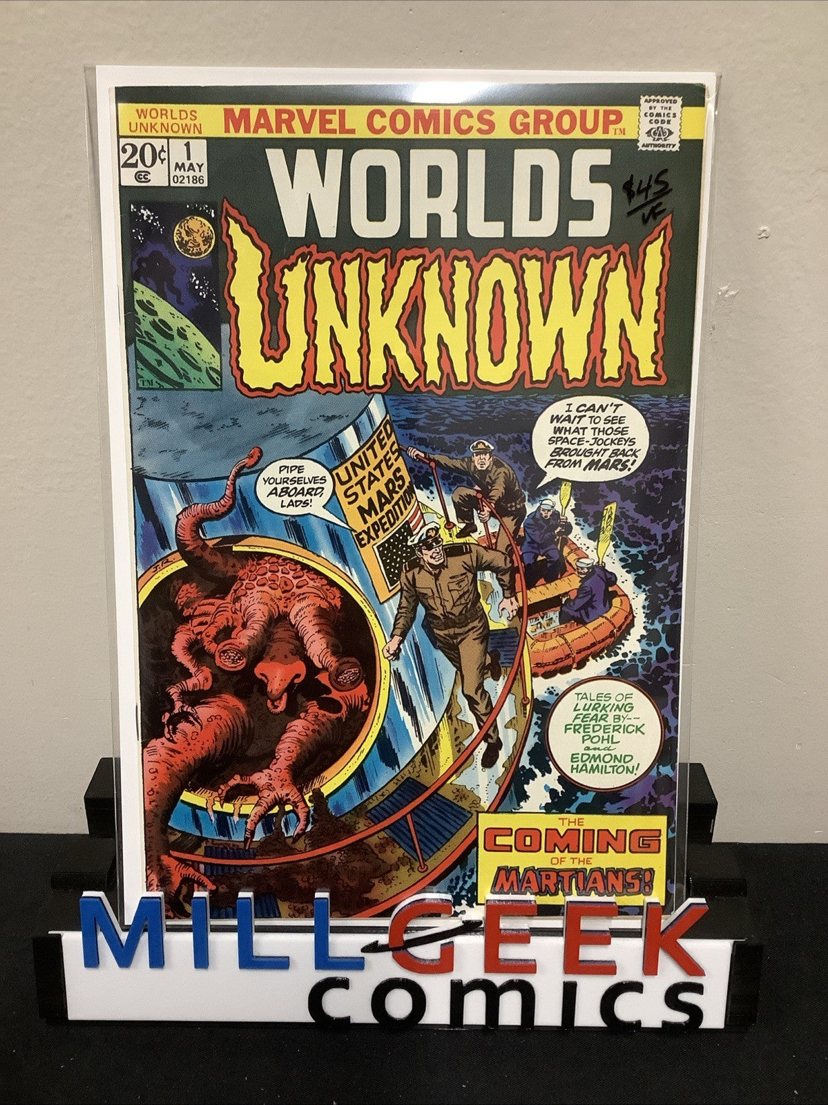 Worlds Unknown #1 (Marvel Comics May 1973) VF (8.0) Gil Kane/Gerry Conway