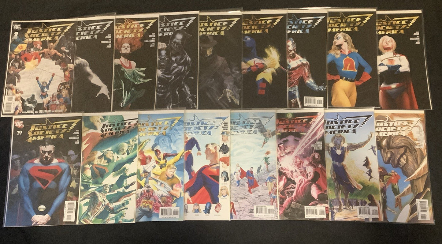 Justice Society Comic Bundle: See Photos And Description, 58 Comic Books Total