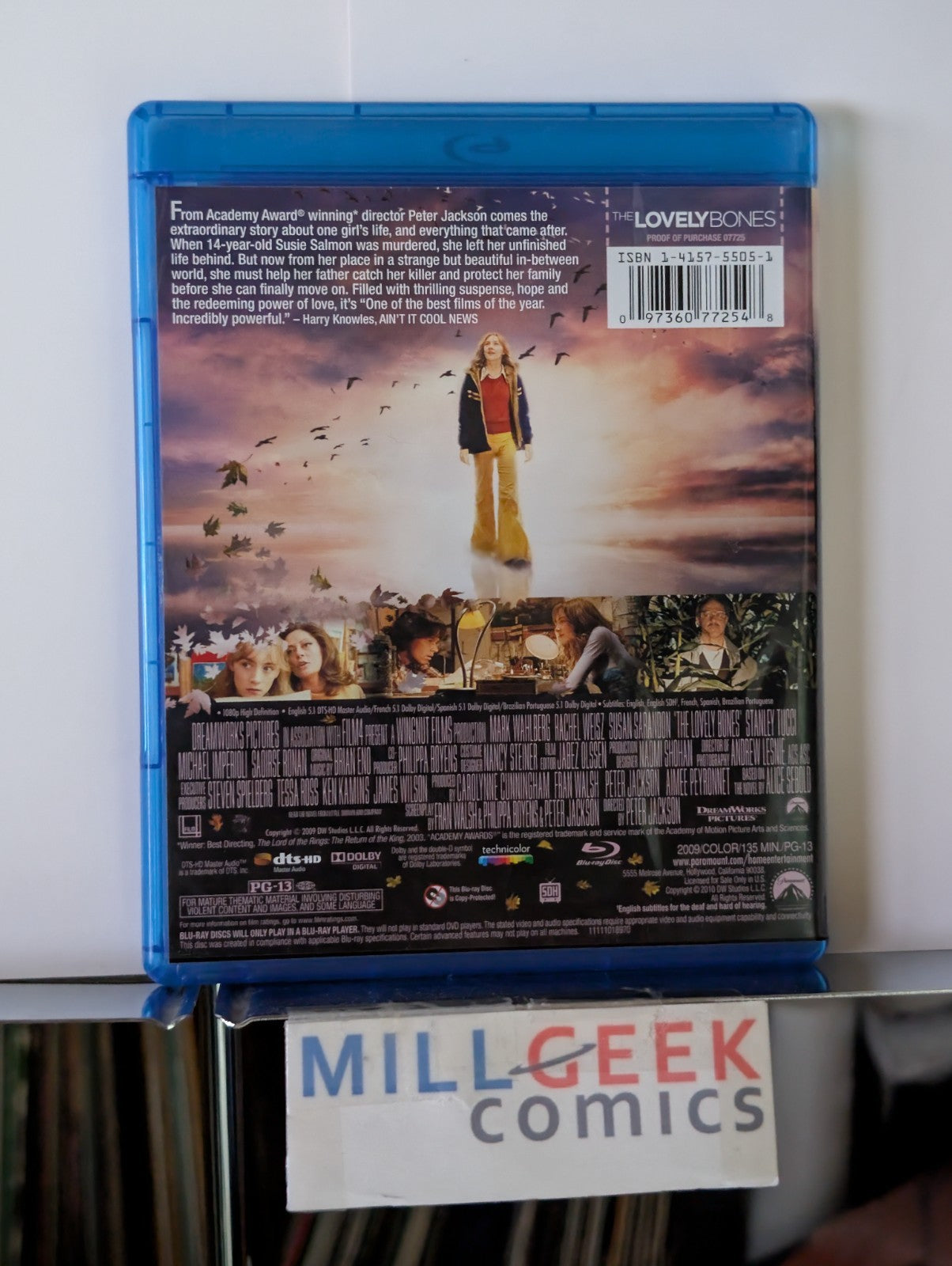 The Lovely Bones - Mark Wahlberg & Rachel Weisz (Blu-ray) -JD