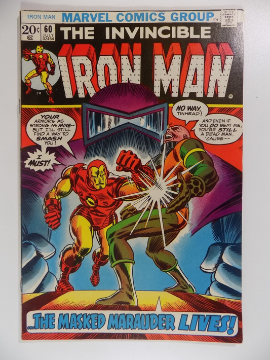 Iron Man #60 Marvel Comic July 1973 Very Fine+