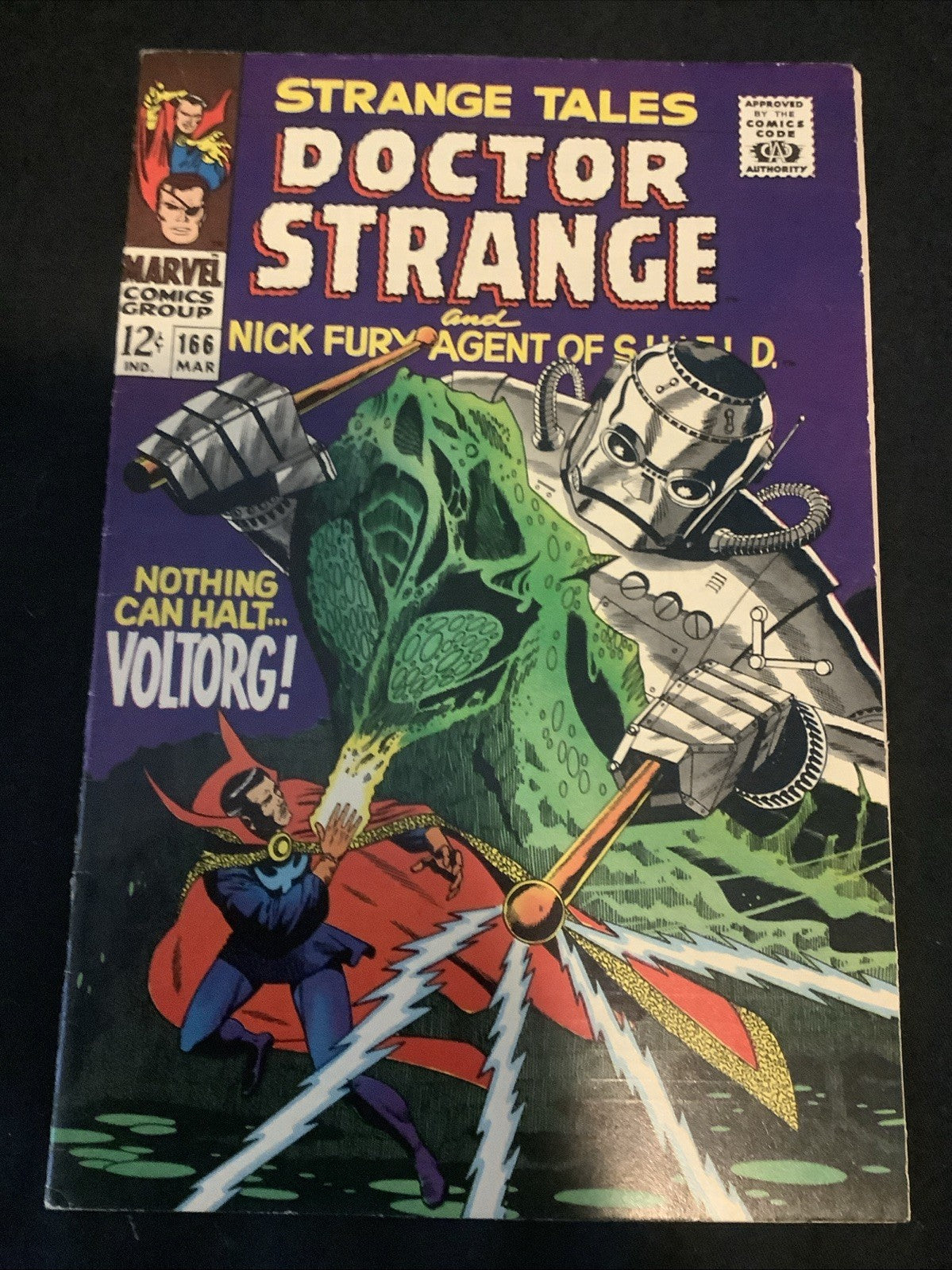 Strange Tales #166 (Marvel Comics March 1968) F/VF (7.0) Jim Steranko