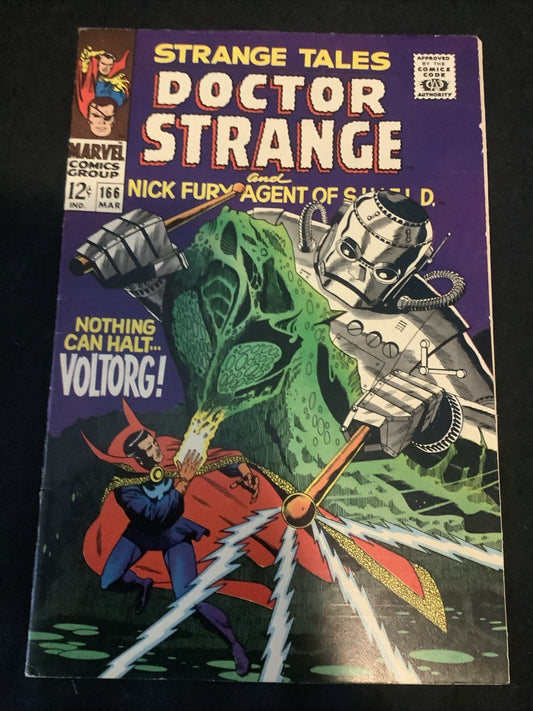 Strange Tales #166 (Marvel Comics March 1968) F/VF (7.0) Jim Steranko