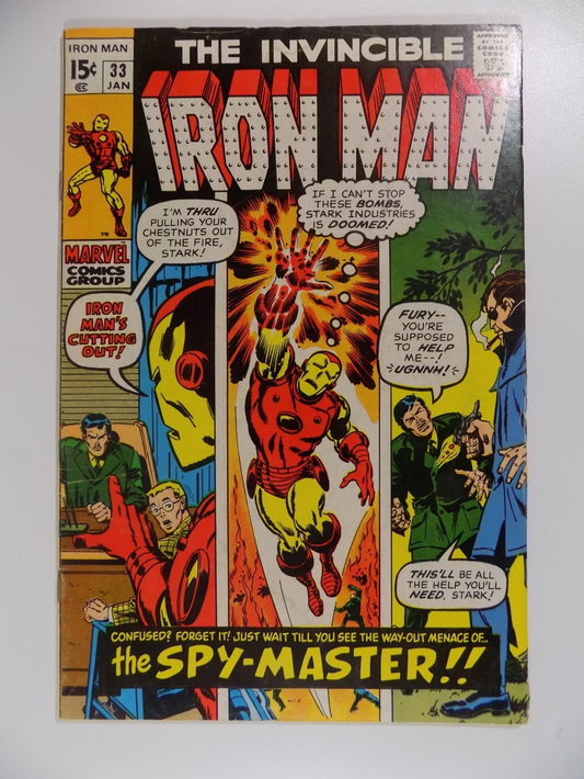 Iron Man #33 Marvel Comic January 1971 Fine/Very Fine